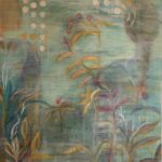 Tamar Shilo - ‘Out of the depths’- acryl en pastel op doek, 70x90 cm 