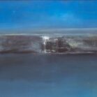 Han Sinke - Arctic Landscape, olieverf 40 x 80 cm