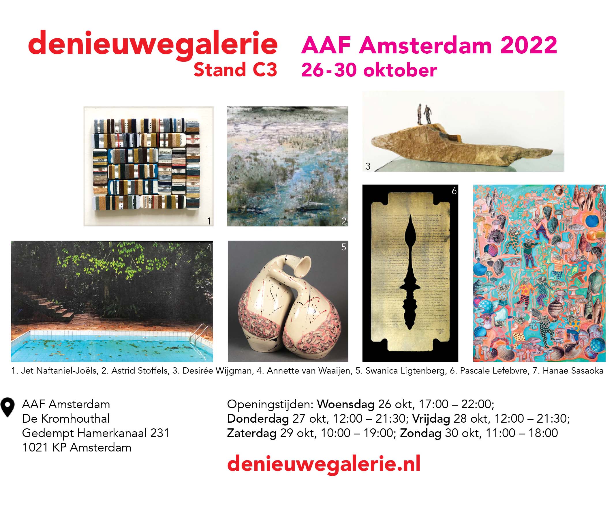 DeNieuweGalerie bij AAF Amsterdam 2022